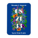 Suche nach bunt magnete save the date Boho