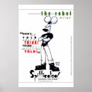 Suche nach rebellen poster Cartoon