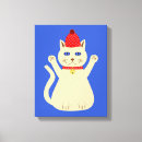 Suche nach schneeflocken leinwandbilder Katze