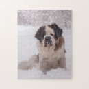 Suche nach hund im schnee puzzle Winter