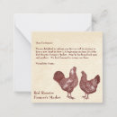 Suche nach hühner kleine grußkarten Henne