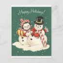 Suche nach retro schneemann postkarten Schneeflocke