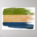 Suche nach sierra leone poster Flagge