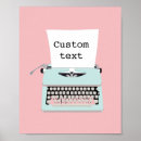 Suche nach vintage schreibmaschine poster Typ