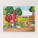 Suche nach leben unter diesem puzzle Bauernhof