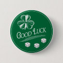 Suche nach viel glück buttons Kleeblatt