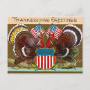 Suche nach flagge des truthahns postkarten Vintag