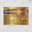 Suche nach gold investition visitenkarten Geld