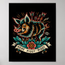 Suche nach vintages schwein poster Land