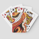 Suche nach feuer spielkarten Abstrakt