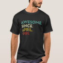 Suche nach 31 jahre geburtstag tshirts Jahrestag