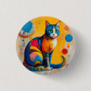 Suche nach katzenkunst buttons Tier