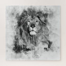 Suche nach weißer löwe puzzle Portrait