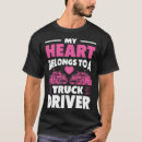 Suche nach mein herz gehört lkw fahrer tshirts Ehefrau