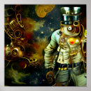 Suche nach astronaut auf dem mond poster Für alle