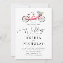 Suche nach rotes fahrrad einladungen Aquarell