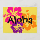 Suche nach aloha blume postkarten Hibiskus