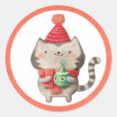 Suche nach weihnachtskatzen aufkleber Katzenliebhaber