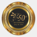 Suche nach goldener hochzeitstag aufkleber Paar