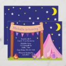 Suche nach mädchen sleepover einladungen Camping