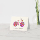 Suche nach vintage blumen kleine grußkarten Fahrrad