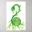 Suche nach samen des lebens poster Aquarell