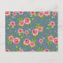 Suche nach rosa blumenmuster postkarten Für sie