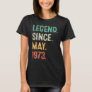 Suche nach legende seit 1973 tshirts 50