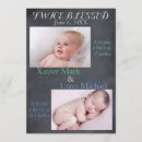 Suche nach doppeljunge und mädchen einladungen Blau