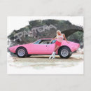 Suche nach rosa auto postkarten Für ihn