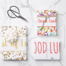Suche nach viel glück geschenkpapier Festlich