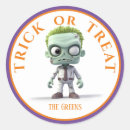 Suche nach lila monster aufkleber Happy halloween