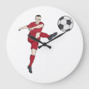 Suche nach fußballspieler wanduhren Fußballkunst