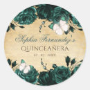 Suche nach schmetterling und blume aufkleber Quinceañera