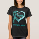 Suche nach eierstockkrebs tshirts Bewusstsein für eierstockkrebs