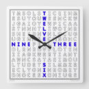 Suche nach puzzle wanduhren Blue