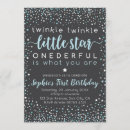 Suche nach twinkle twinkle little star einladungen Silber