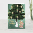 Suche nach weißes kaninchen karten Aquarell