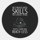 Suche nach hacke aufkleber Cybersicherheitsanalytiker