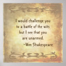 Suche nach shakespeare quotes poster Typografie