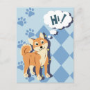 Suche nach shiba inu welpe postkarten Tiere