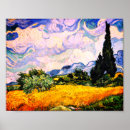 Suche nach wheat field poster Post impressionismus