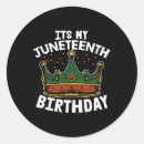 Suche nach juni geburtstag aufkleber Juneteenth freedom