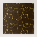 Suche nach gesicht puzzle Abstrakt