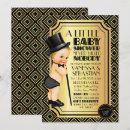 Suche nach roaring 20s einladungen Goldfolie