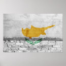 Suche nach zypern poster Flagge