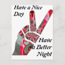 Suche nach friedenszeichen postkarten Jede person