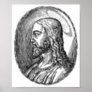 Suche nach jesus porträt poster Christentum