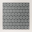 Suche nach schwarz weißes geometrisches puzzle Für alle