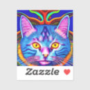 Suche nach blaue augen katze aufkleber Cartoon